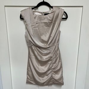 Satin mini dress